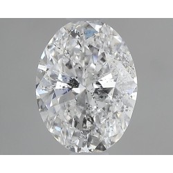 Diament szlif owalny, 0.7ct, SI2, E, HRD 250000239574