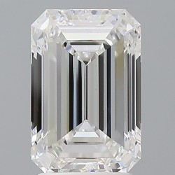 Diament laboratoryjny szlif szmaragdowy, 2.57ct, VVS2, E, IGI LG756510586