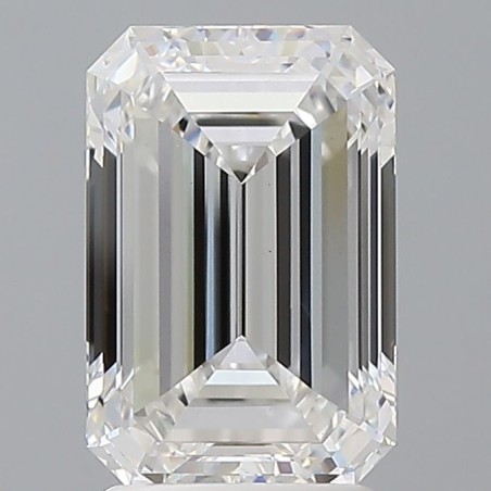 Diament laboratoryjny szlif szmaragdowy, 2.57ct, VVS2, E, IGI LG756510586