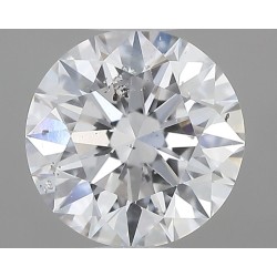Diament szlif okrągły, 0.54ct, SI2, D, GIA 3415621095