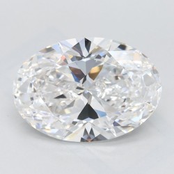 Diament laboratoryjny szlif owalny, 2.66ct, IF, D, IGI LG731557387