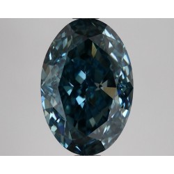 Diament laboratoryjny o barwie fantazyjnej szlif owalny, 2.58ct, VVS2, Fancy Vivid Blue, IGI LG650409240