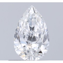 Diament szlif gruszkowy, 0.5ct, VS2, E, IGI 743526559