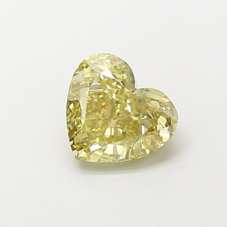 Diament laboratoryjny o barwie fantazyjnej serce, 1.03ct, VVS2, Fancy Light Yellow, IGI LG739584138