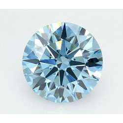Diament laboratoryjny o barwie fantazyjnej szlif okrągły, 2.01ct, VVS2, Fancy Vivid Blue, IGI LG749574363