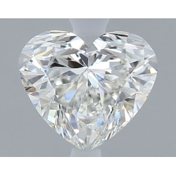 Diament serce, 0.5ct, VVS1, H, GIA 7546192058