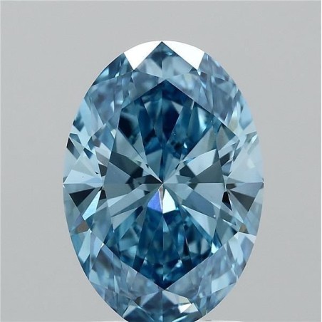 Diament laboratoryjny o barwie fantazyjnej szlif owalny, 2.04ct, VVS2, Fancy Vivid Blue, IGI LG739506168