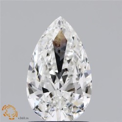 Diament szlif gruszkowy, 1.01ct, SI2, G, GIA 1448975494