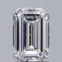 Diament szlif szmaragdowy, 1.5ct, VS2, F, GIA 6435208108