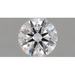 Diament szlif okrągły, 0.33ct, VVS1, D, GIA 7532778334