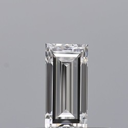 Diament bagietka, 0.32ct, VVS1, D, GIA 6541121425