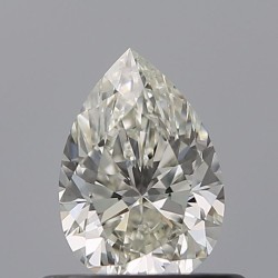 Diament szlif gruszkowy, 0.5ct, VVS1, H, IGI 757512684