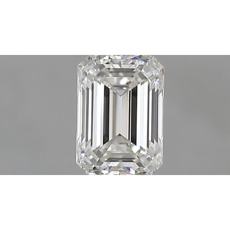 Diament szlif szmaragdowy, 0.7ct, VVS2, F, IGI 757512754