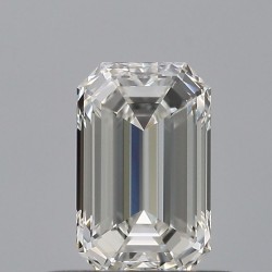 Diament szlif szmaragdowy, 0.52ct, VVS2, G, GIA 2547323186