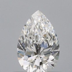 Diament szlif gruszkowy, 0.53ct, VS2, F, GIA 6542288955