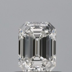 Diament szlif szmaragdowy, 0.52ct, VVS2, E, GIA 6542323840
