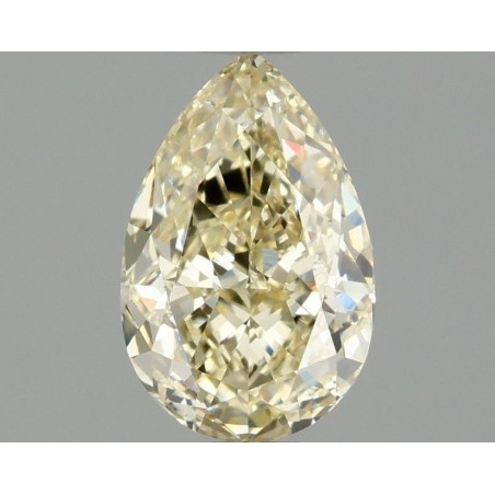 Diament laboratoryjny o barwie fantazyjnej szlif gruszkowy, 1.08ct, VVS2, Fancy Yellow, IGI LG660496180