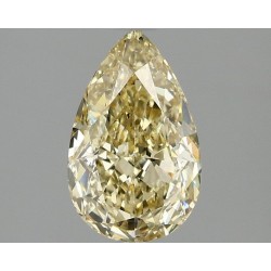 Diament laboratoryjny o barwie fantazyjnej szlif gruszkowy, 1.56ct, VVS2, Fancy Yellow, IGI LG663405743