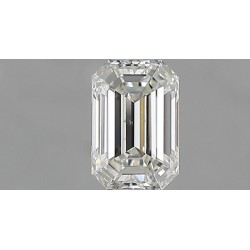 Diament szlif szmaragdowy, 0.51ct, VS2, H, IGI 757512650
