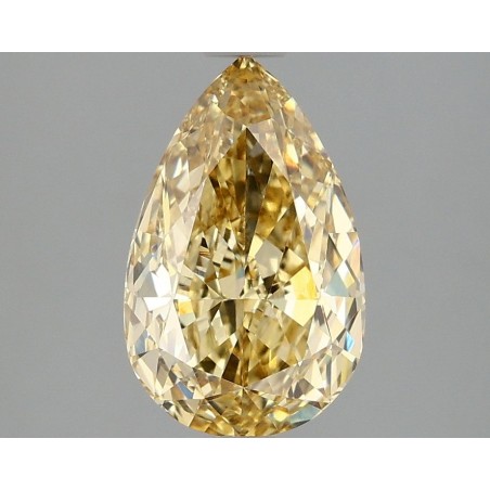 Diament laboratoryjny o barwie fantazyjnej szlif gruszkowy, 2.09ct, VVS2, Fancy Vivid Yellow, IGI LG669402865