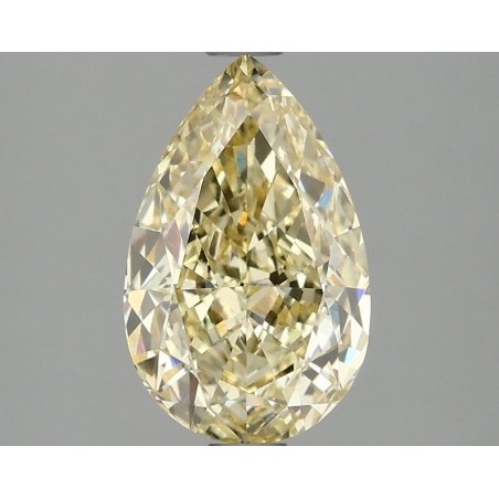 Diament laboratoryjny o barwie fantazyjnej szlif gruszkowy, 2.1ct, VVS2, Fancy Intense Yellow, IGI LG669416003