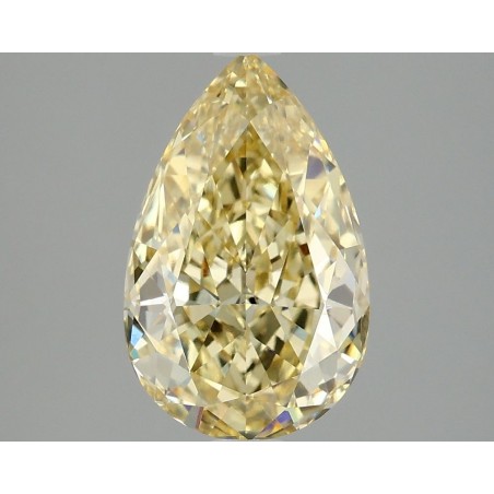 Diament laboratoryjny o barwie fantazyjnej szlif gruszkowy, 2.94ct, VVS2, Fancy Intense Yellow, IGI LG663405714