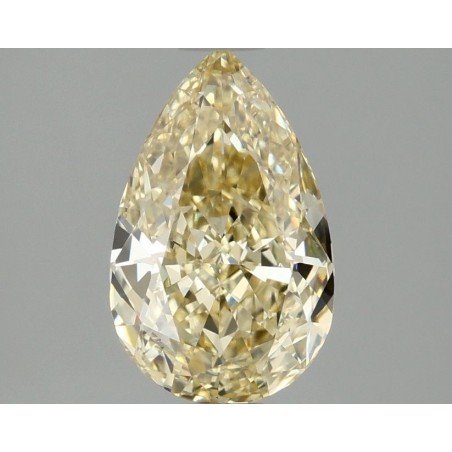 Diament laboratoryjny o barwie fantazyjnej szlif gruszkowy, 1.56ct, VVS2, Fancy Yellow, IGI LG668454638