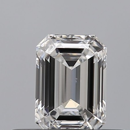 Diament szlif szmaragdowy, 0.42ct, VS2, D, GIA 6541324405