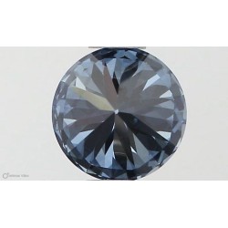 Diament laboratoryjny o barwie fantazyjnej szlif okrągły, 0.5ct, IF, Fancy Vivid Blue, IGI LG581330950