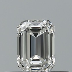 Diament szlif szmaragdowy, 0.36ct, VVS1, F, GIA 7546325200