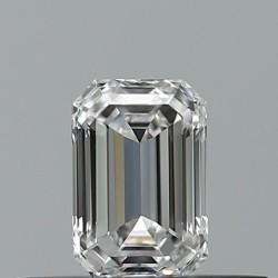 Diament szlif szmaragdowy, 0.3ct, VVS2, D, GIA 1543325433