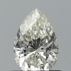 Diament szlif gruszkowy, 0.5ct, VVS1, H, IGI 757512694
