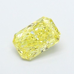 Diament laboratoryjny o barwie fantazyjnej radiant, 1.5ct, VVS2, Fancy Yellow, IGI LG758588621