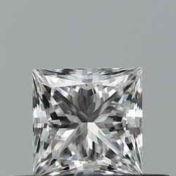 Diament szlif princess, 0.41ct, VS2, E, GIA 6545323654
