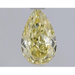 Diament laboratoryjny o barwie fantazyjnej szlif gruszkowy, 1.01ct, VVS2, Fancy Yellow, IGI LG747514864
