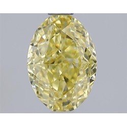 Diament laboratoryjny o barwie fantazyjnej szlif owalny, 1.53ct, VVS2, Fancy Intense Yellow, IGI LG747514879