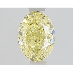 Diament laboratoryjny o barwie fantazyjnej szlif owalny, 1.03ct, VVS2, Fancy Light Yellow, IGI LG733513670