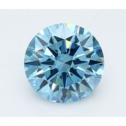 Diament laboratoryjny o barwie fantazyjnej szlif okrągły, 1.5ct, VVS2, Fancy Vivid Blue, IGI LG749573286