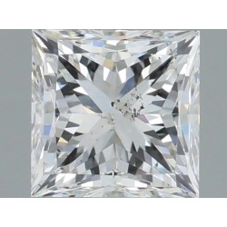 Diament szlif princess, 2ct, SI2, H, IGI 743535067
