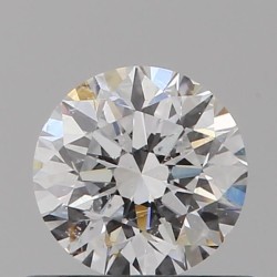 Diament szlif okrągły, 0.5ct, SI2, D, GIA 7533695518
