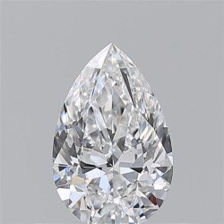 Diament szlif gruszkowy, 0.5ct, VS2, D, GIA 7536637690