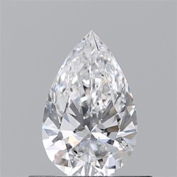 Diament szlif gruszkowy, 0.5ct, SI2, D, GIA 3545173576