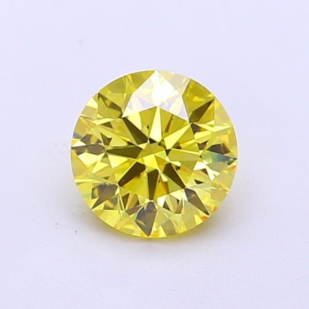 Diament laboratoryjny o barwie fantazyjnej szlif okrągły, 1.01ct, VVS1, Fancy Vivid Yellow, IGI LG700517714