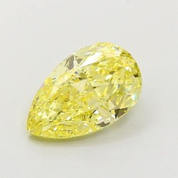 Diament laboratoryjny o barwie fantazyjnej szlif gruszkowy, 2.04ct, VVS2, Fancy Intense Yellow, IGI LG700518265