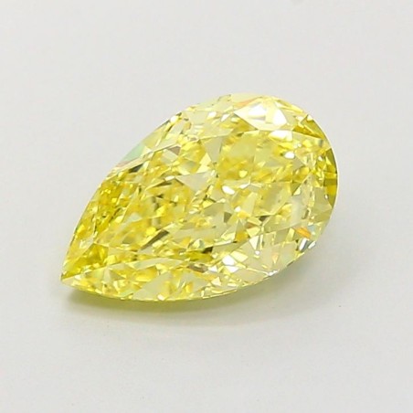 Diament laboratoryjny o barwie fantazyjnej szlif gruszkowy, 2.07ct, VVS2, Fancy Intense Yellow, IGI LG700518264