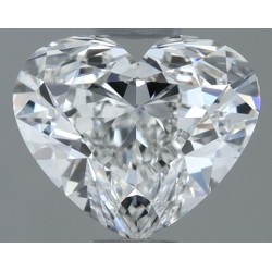 Diament serce, 0.7ct, VVS1, F, GIA 6535966979