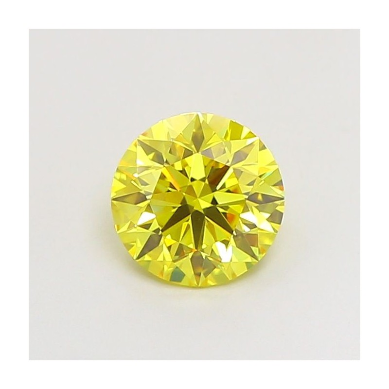 Diament laboratoryjny o barwie fantazyjnej szlif okrągły, 1.06ct, VVS2, Fancy Vivid Yellow, IGI LG720546932