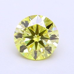 Diament laboratoryjny o barwie fantazyjnej szlif okrągły, 1.01ct, VVS2, Fancy Intense Yellow, IGI LG720546919