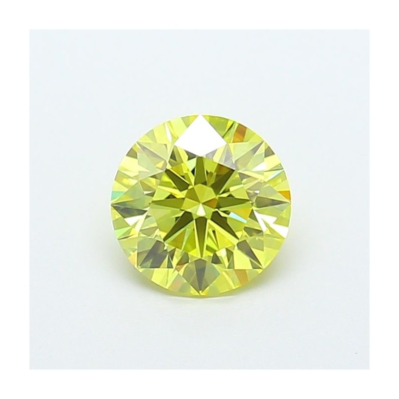 Diament laboratoryjny o barwie fantazyjnej szlif okrągły, 1.35ct, VVS2, Fancy Vivid Yellow, IGI LG720546975