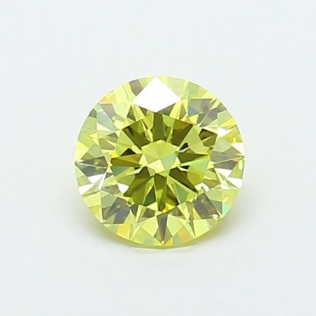 Diament laboratoryjny o barwie fantazyjnej szlif okrągły, 1.06ct, VVS2, Fancy Intense Yellow, IGI LG720546968